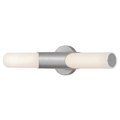 Hinkley Grace Textured Nickel LED Vertical Bathroom Light