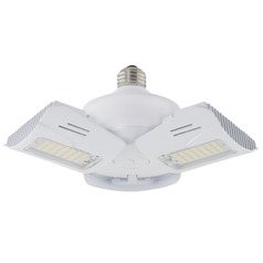 60W LED Utility Light 4000K 5880 Lumens Medium Base Adjustable 100-277V by Satco Lighting