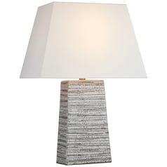 Marie Flanigan Gates Table Lamp in Malt White Dust by Visual Comfort Signature