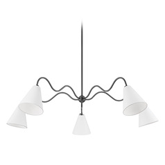 Mitzi By Hudson Valley Tali Roth Onda Old Bronze LED Chandelier