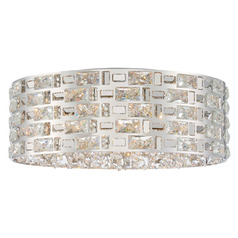 Aludra Chrome Flush Mount by Z-Lite