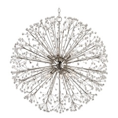 Dunkirk Crystal Pendant in Polished Nickel by Hudson Valley Lighting