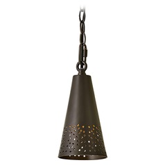 Calder 7-Inch High LED Outdoor Hanging Light in Bronze by Hinkley Lighting