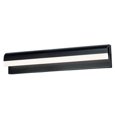 Waterfall 24-Inch LED Vanity Light in Black by ET2 Lighting