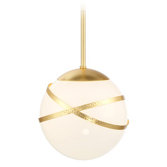 Batignolles Mini Pendant in Spring Gold Leaf by Minka Lavery