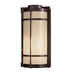 Andrita Court Textured French Bronze Outdoor Wall Light by Minka Lavery