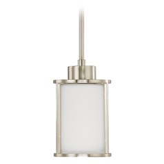 Odeon Mini Pendant in Brushed Nickel by Nuvo Lighting