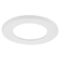 Recesso Lighting 2 Inch White Trim Ring For Recessed Lighting