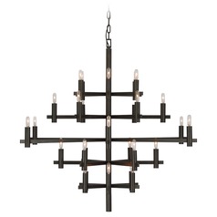 Chapman & Myers Sonnet Large Chandelier in Bronze by Visual Comfort Signature