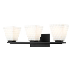 Z-Lite Annalise Matte Black Bathroom Light