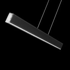 Benediction 38-Inch LED Chandelier in Black by Schonbek Beyond