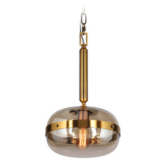 Nottingham 10-Inch Pendant in Antique Brass by Eurofase Lighting