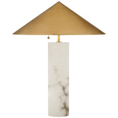 Kelly Wearstler Minimalist Table Lamp in Alabaster by Visual Comfort Signature