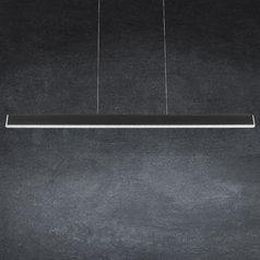 Mystique 70-Inch LED Linear Pendant in Black by Schonbek Beyond