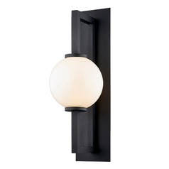 Darwin Textured Black Outdoor Wall Light by Troy Lighting