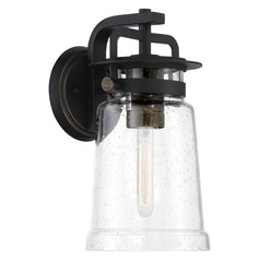Maribel Heights Sand Coal with Gold Highlights Outdoor Wall Light by Minka Lavery
