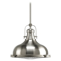 Coastal Pendant in Brushed Nickel by Progress Lighting
