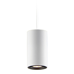Dwell 6.25-Inch LED Pendant in White by ET2 Lighting
