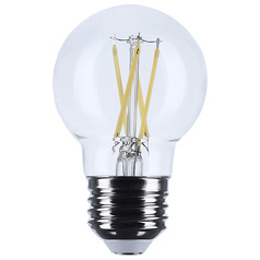 4W G16.5 3500K E26 Base Clear LED Light Bulb by Satco Lighting