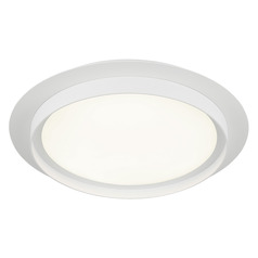Matteo Lighting Iris Matte White LED Flushmount Light