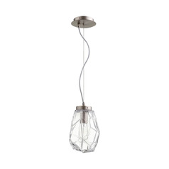 Gem Pendant in Satin Nickel by Cyan Design