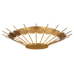 Capieso 20-Inch LED Flush Mount in Elara Gold by Minka Lavery