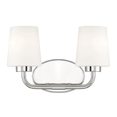 Capra 15-Inch Polished Nickel Bathroom Light by Savoy House