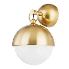 Corbett Lighting Althea Vintage Polished Brass LED Sconce