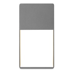 Frames Textured Gray LED Outdoor Wall Light by Sonneman Lighting