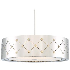 Crowned LED Pendant in Chrome by George Kovacs