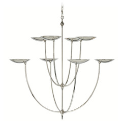 Thomas OBrien Keira XL Chandelier in Polished Nickel by VC Signature