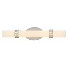 Hinkley Eliza Brushed Nickel LED Vertical Bathroom Light