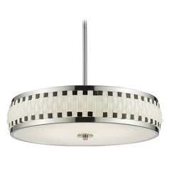 Sevier Chrome LED Pendant by Z-Lite