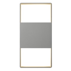 Frames Textured Gray LED Outdoor Wall Light by Sonneman Lighting