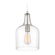 Anson Mini Pendant in Brushed Nickel by Quoizel Lighting
