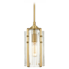 Alverton Rubbed Brass Mini Pendant by Z-Lite