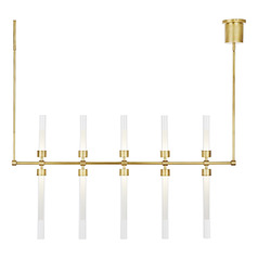 Sean Lavin Linger 48-Inch LED Linear Light in Brass by Visual Comfort Modern