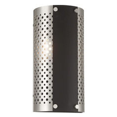 George Kovacs Noho Brushed Nickel & Sand Coal Sconce