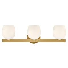Hinkley Mae Lacquered Brass LED Bathroom Light
