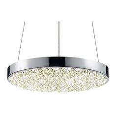 Dazzle Polished Chrome LED Pendant by Sonneman Lighting