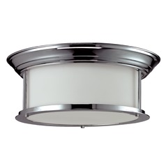 Sonna Chrome Flush Mount by Z-Lite