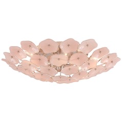 Kate Spade New York Leighton Flush Mount in Nickel by Visual Comfort Signature