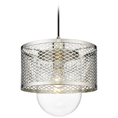 Kipton Polished Nickel Pendant by Z-Lite