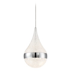 Moonshot Chrome LED Mini Pendant by George Kovacs