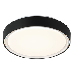 Matteo Lighting Alamus Black & White LED Flushmount Light