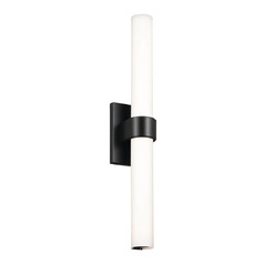 Izza 25.50-Inch LED Bath Light in Matte Black by Elan Lighting