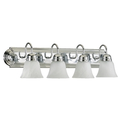 Chrome Bathroom Light by Quorum Lighting
