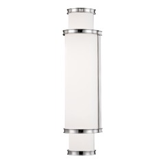 Malcolm Polished Nickel LED Bathroom Light by Hudson Valley Lighting