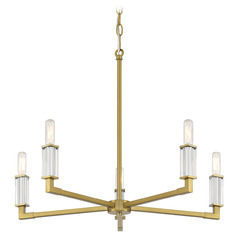 Bathroom Light with White Glass in Liberty Gold by Minka Lavery