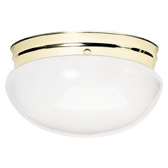 Polished Brass Flush Mount by Nuvo Lighting